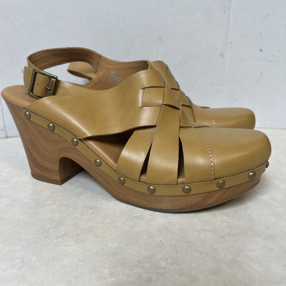 Korks By Kork-Ease Wynne Platform Clog Sandal Women's Size 9 Tan